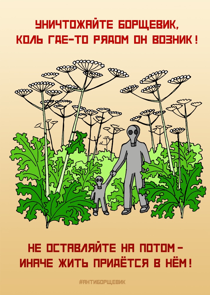 Памятка по борьбе с борщевиком Сосновского